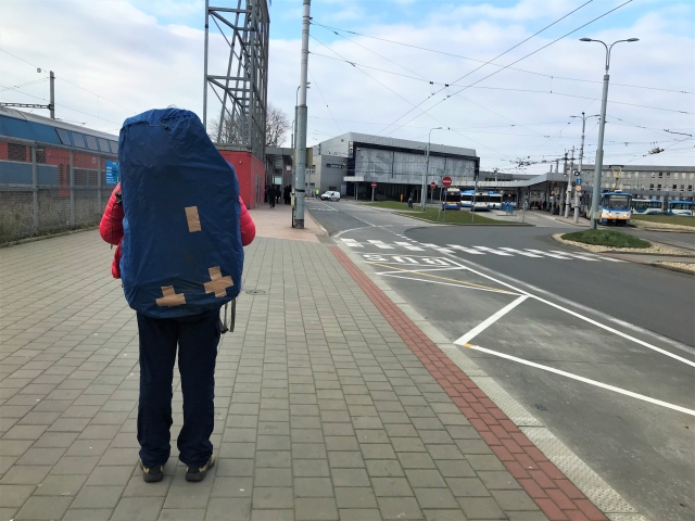 重いリュックサック