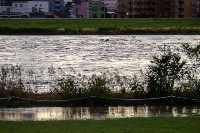 河川の増水